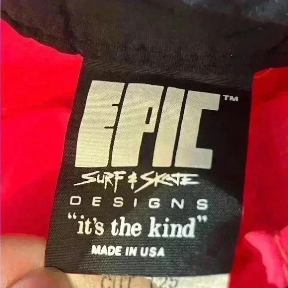 NWOT VTG EPIC Surf & Skate Mens Lightweight Cali Board Trunks Shorts - Picture 3 of 4